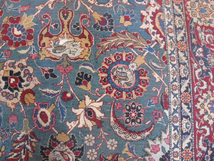 Part-Silk Teheran Carpet